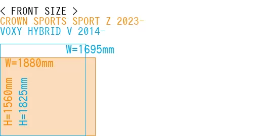 #CROWN SPORTS SPORT Z 2023- + VOXY HYBRID V 2014-